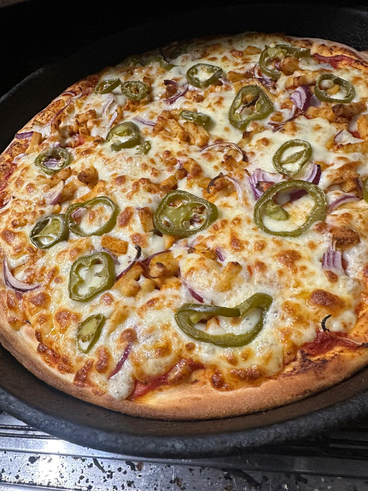 Vegetarian Hot Pizza